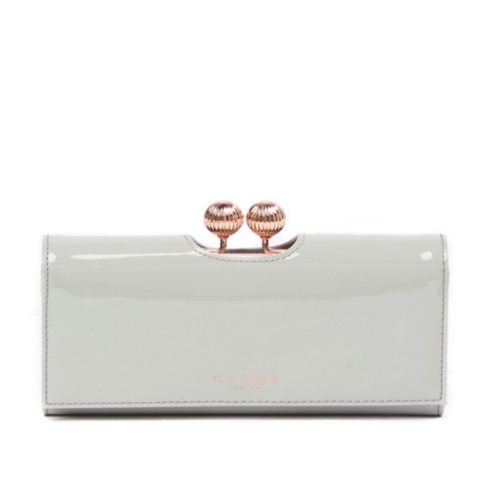 NWT Ted Baker London Bobble Gray Wallet
